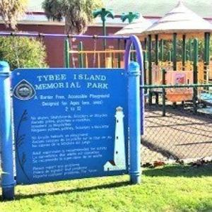 Memorial Park Sign Tybee Island