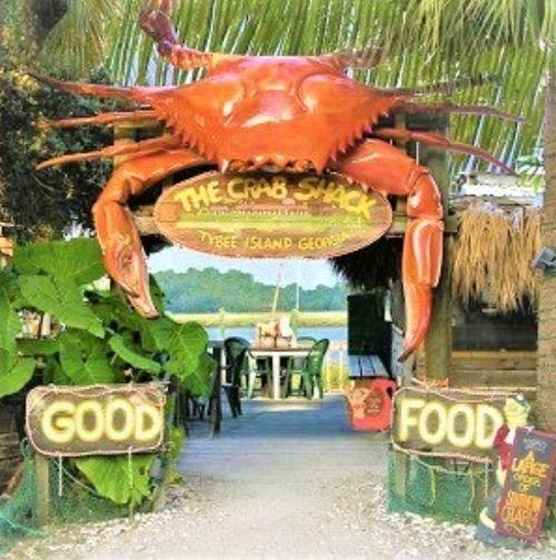 Front of Tybee Island Crab Shack